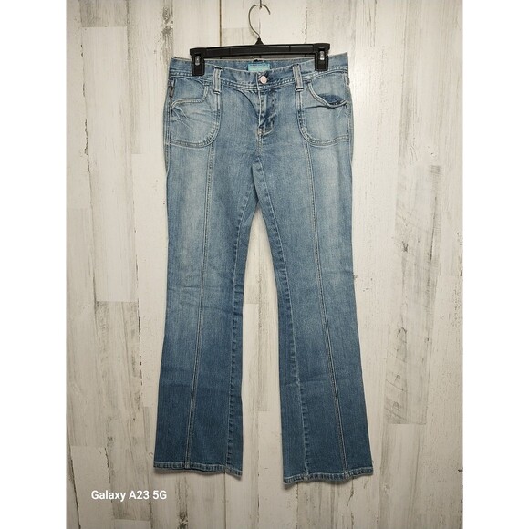 Hollister Jeans Women's Size 5 Blue Bootcut Y2K Stretch - Picture 1 of 7